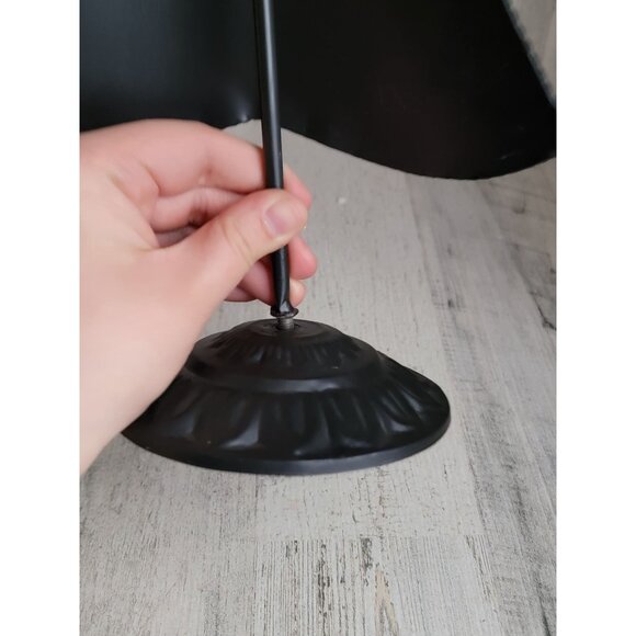 Vintage metal xmas tree pine red cardinal decor figure - Picture 8 of 9